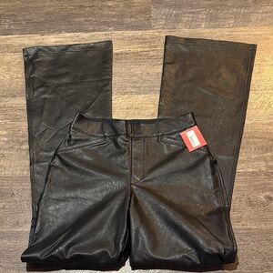 SPANX Black Faux Leather Pants